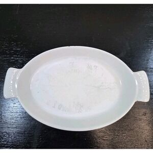 Vintage Le Creuset #24 Orange Au Gratin Oval Baking Dish Made In France